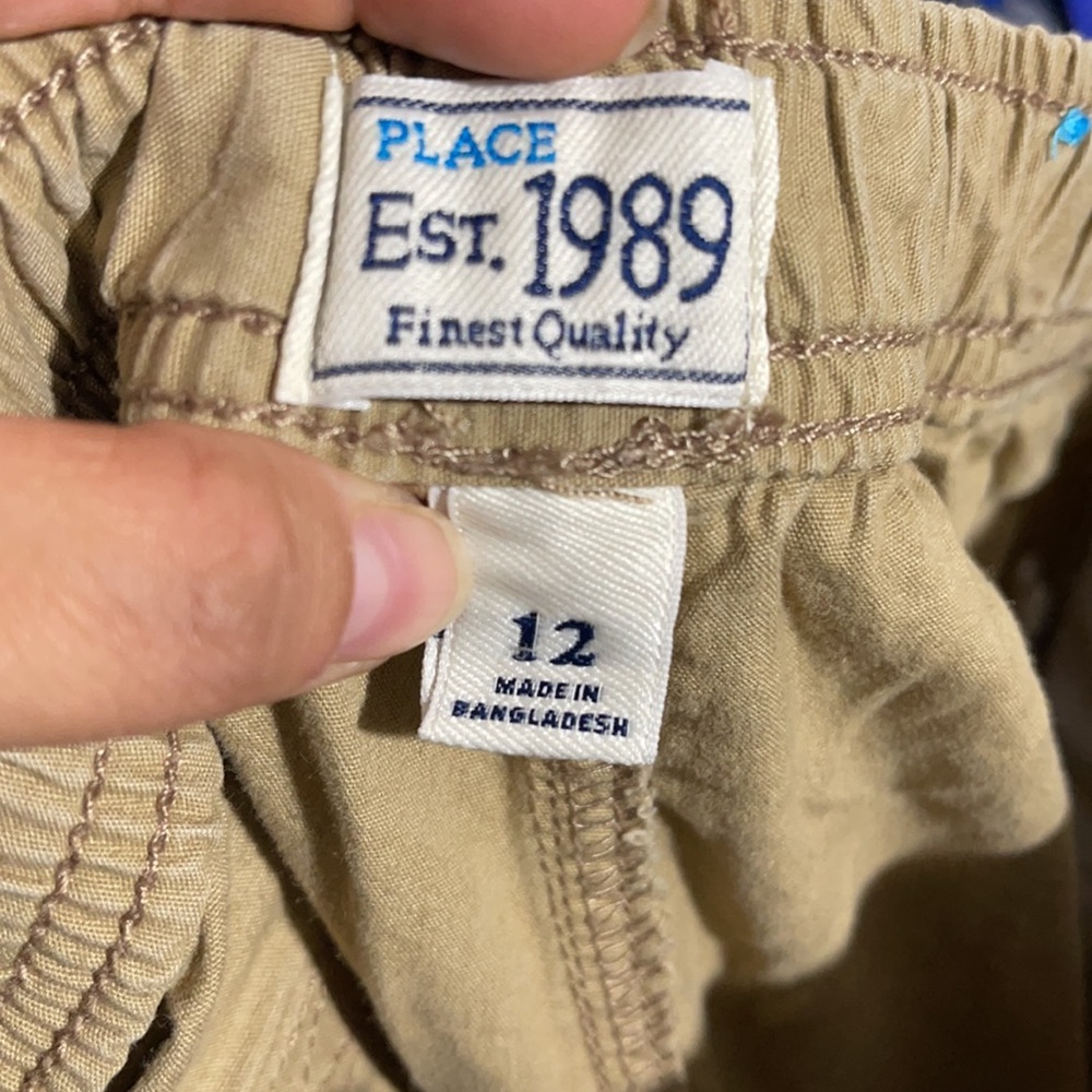 PLACE EST. 1989 Finest Quality Kid Long Pant Elastic Waist 100% Cotton Size 12 - Picture 4 of 7